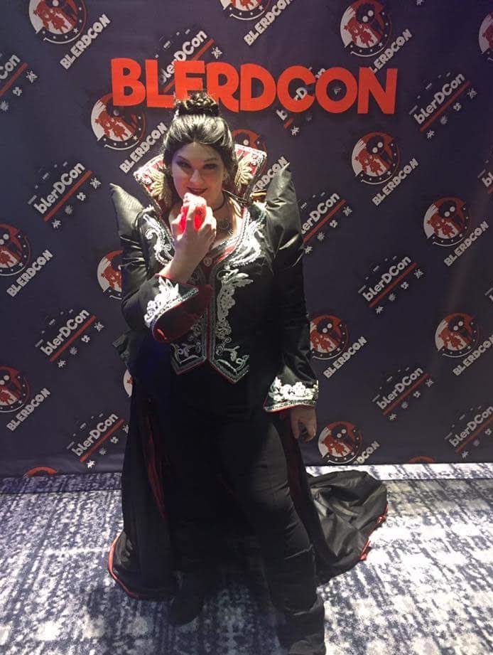 Evil Queen cosplay at Blerdcon